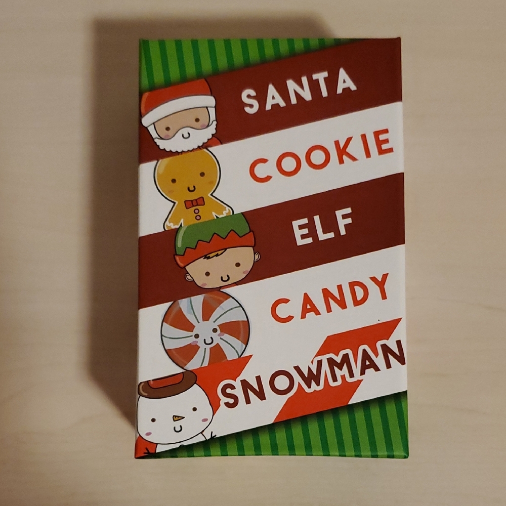 Santa Cookie Elf Candy Snowman Card Game